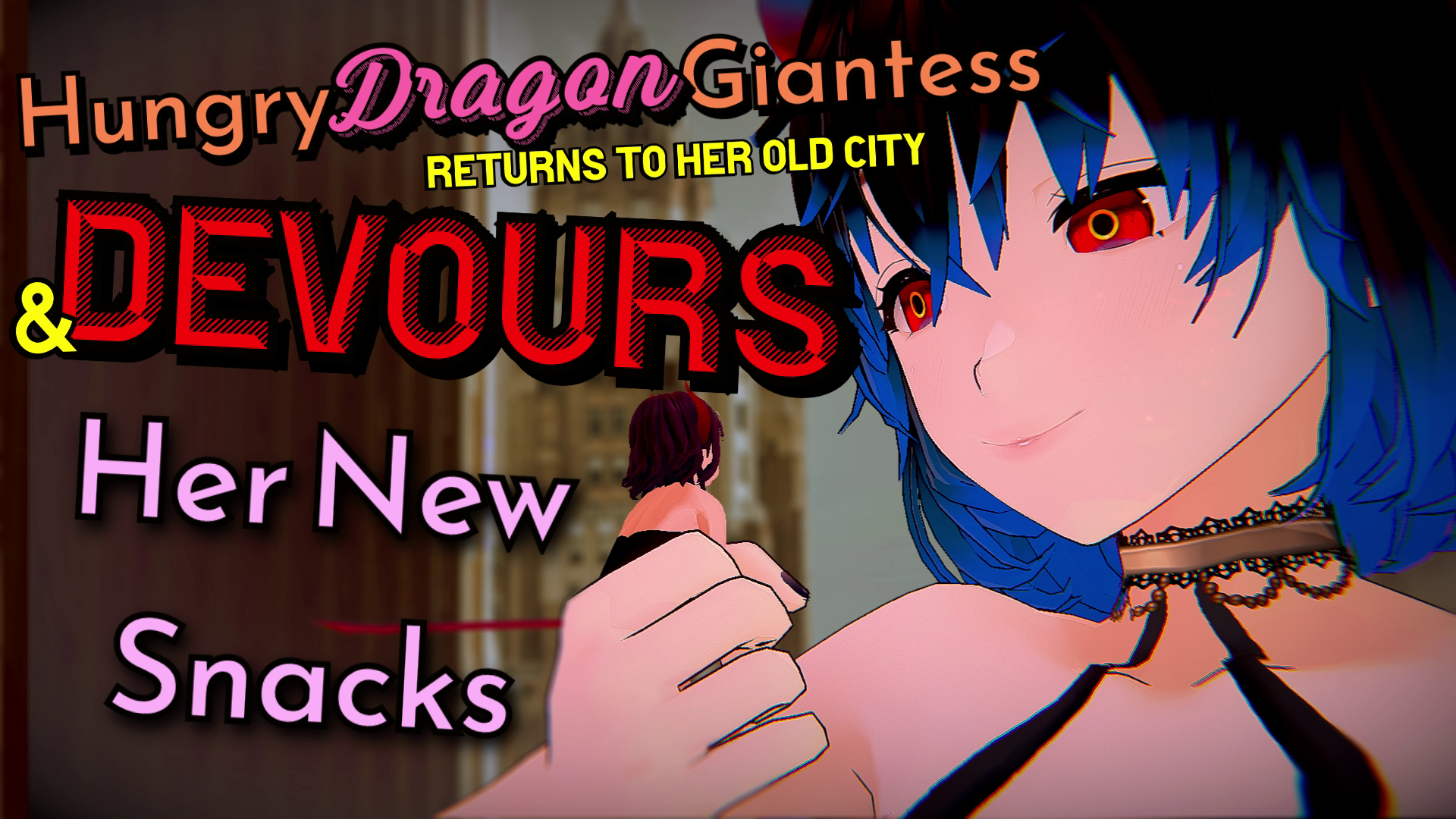 [F4A] Hungry Dragon Giantess Returns to Her City & Devours Snacks [Hard Vore] [Soft Vore] [Burps]